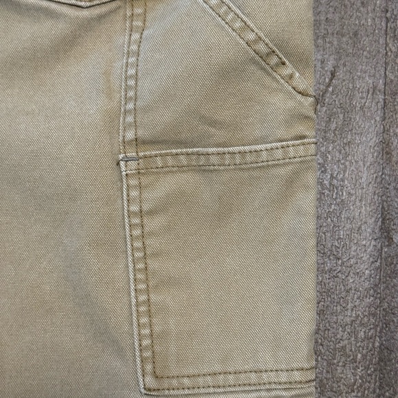 Rei Cooperative Men’s Pants Reinforced Knees Khaki Size 32x32 Actual (32x31) - Picture 6 of 11